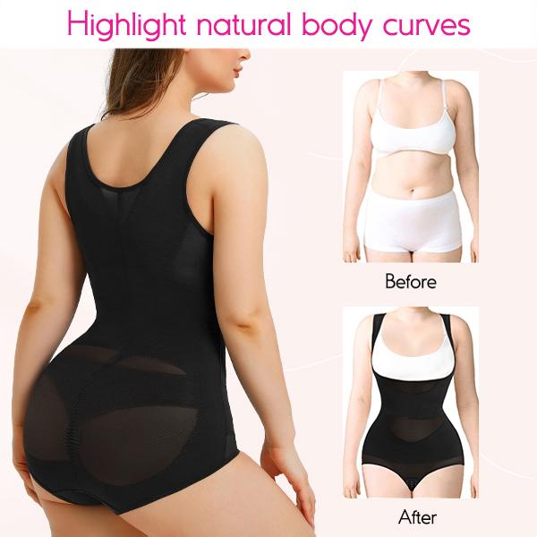 Nebility Women's Bodysuit Mesh Breathable Shapewear