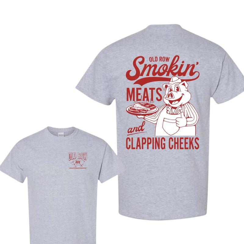 Wendy Carroll Old The Smokin' Meats Graphic 2 Sides T-shirts, chef shirts, family shirts Top Womenswear Clothing