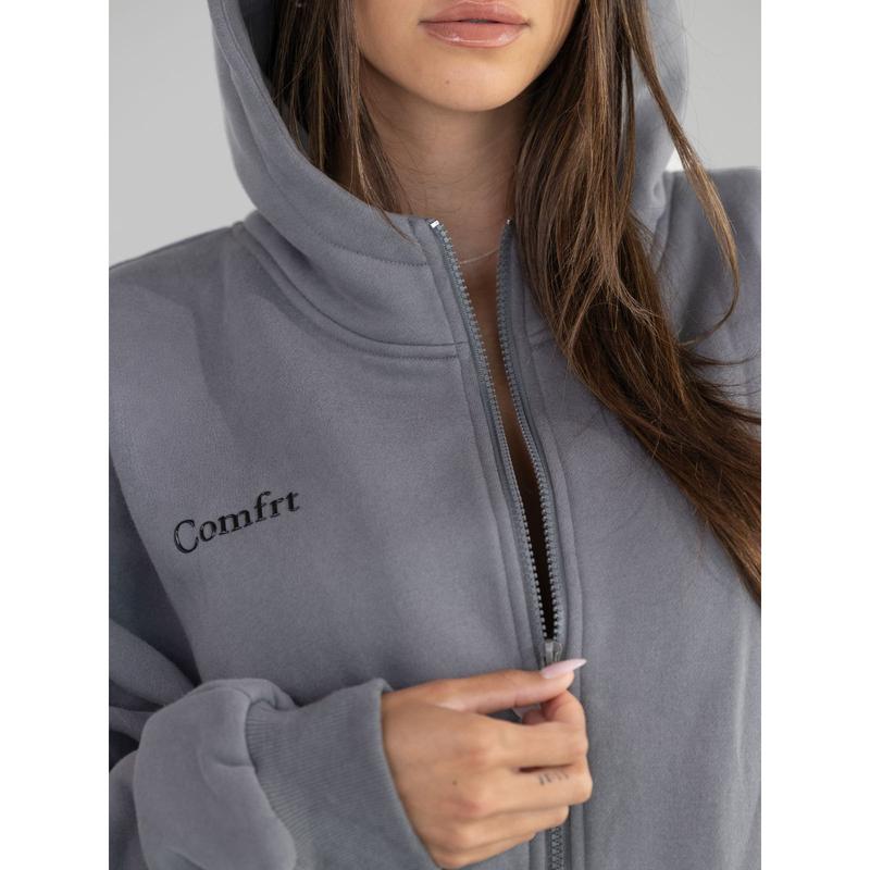 Comfrt | Cloud Zip Oversized Hoodie | For Stress & Anxiety