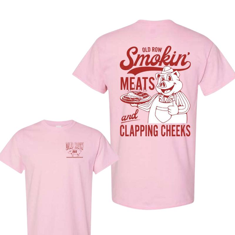 Wendy Carroll Old The Smokin' Meats Graphic 2 Sides T-shirts, chef shirts, family shirts Top Womenswear Clothing