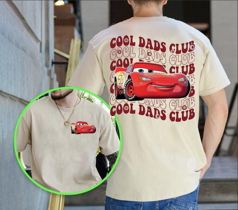 Cool Dads Club Shirt, Cool Moms Club McQueenn Sallyy Shirt, Lightning McQueenn Shirt, Cartoon Cars Shirt, Family Matching Shirt, Trending Shirt, Fathers Day Gifts, Father's day shirt