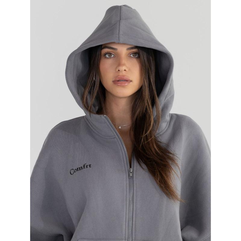 Comfrt | Cloud Zip Oversized Hoodie | For Stress & Anxiety