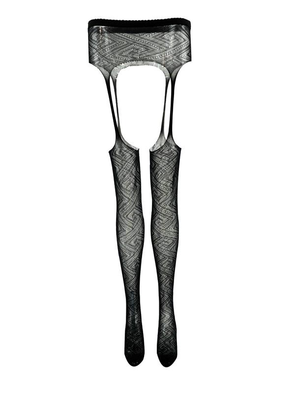 Women's Solid Hollow Out Sexy Tights, Breathable Comfy High Stretch Pantyhose for Daily Wear, Ladies Stockings for All Seasons