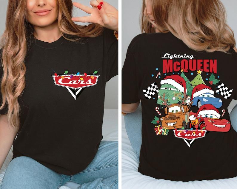 Lightning McQueen Christmas Sweatshirt, Merry Christmas Sweatshirt, Cars Christmas Sweatshirt,Christmas Sweatshirt, Christmas Family Sweatshirt