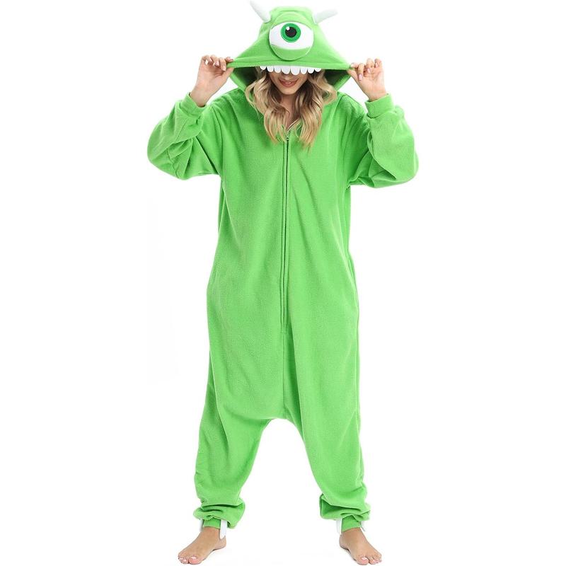 Halloween Animal Onesie Pajamas for Adults Costume Cosplay Homewear One Piece