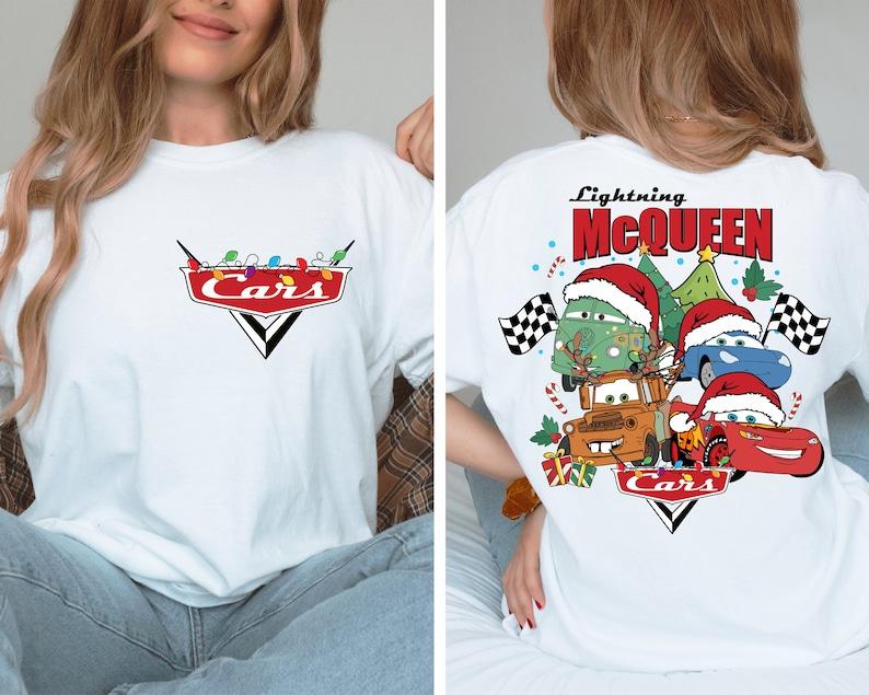 Lightning McQueen Christmas Sweatshirt, Merry Christmas Sweatshirt, Cars Christmas Sweatshirt,Christmas Sweatshirt, Christmas Family Sweatshirt