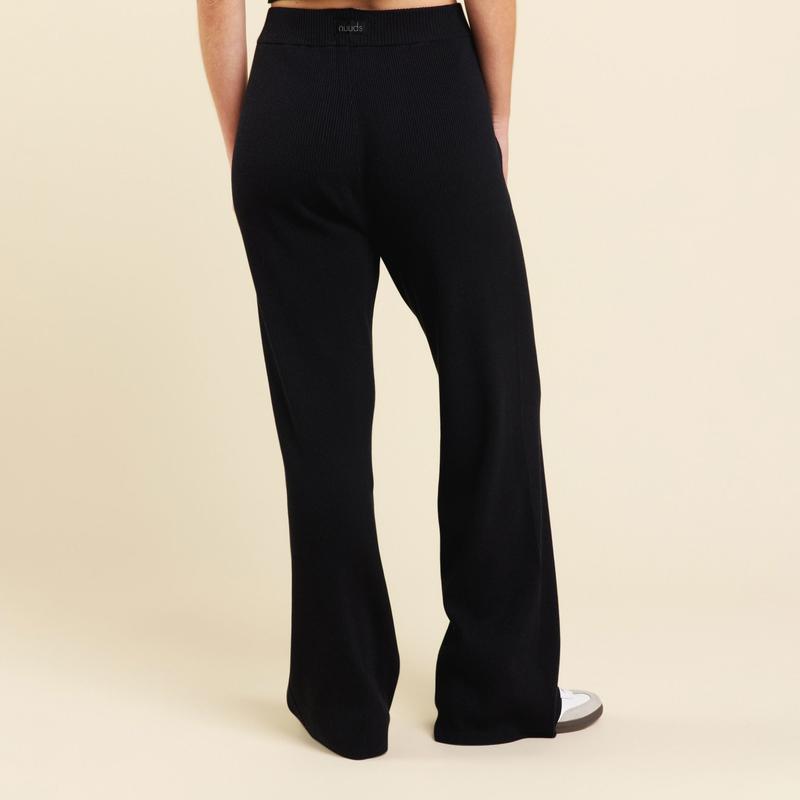 Ribbed Sweater Wide Leg Pant