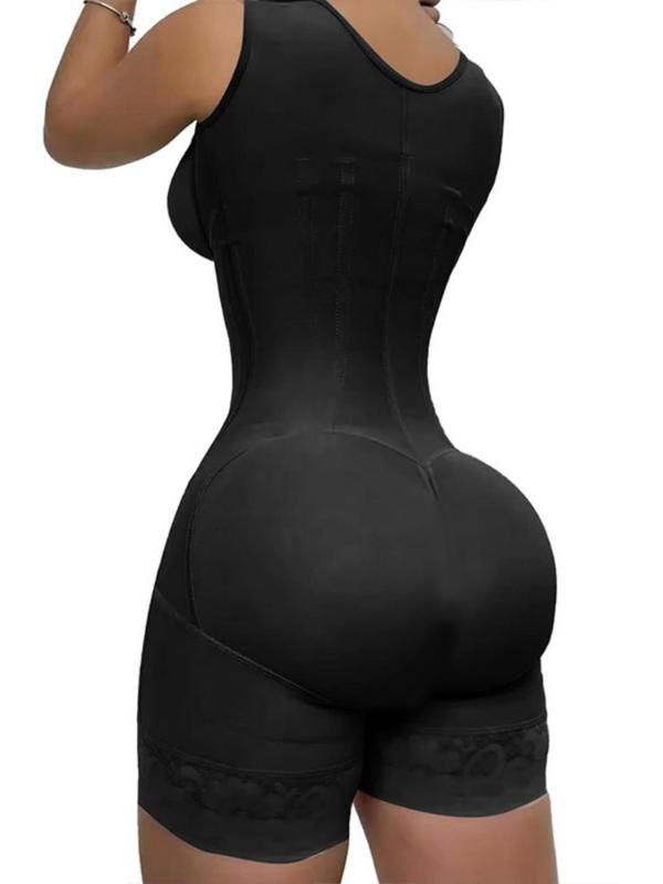 Women's Solid Color Zipper Corset Shapewear Top, Tummy Control Shaper, Waist Trainer Women, Women's Sexy Shapewear for Daily Wear, Matt Waist Trainers