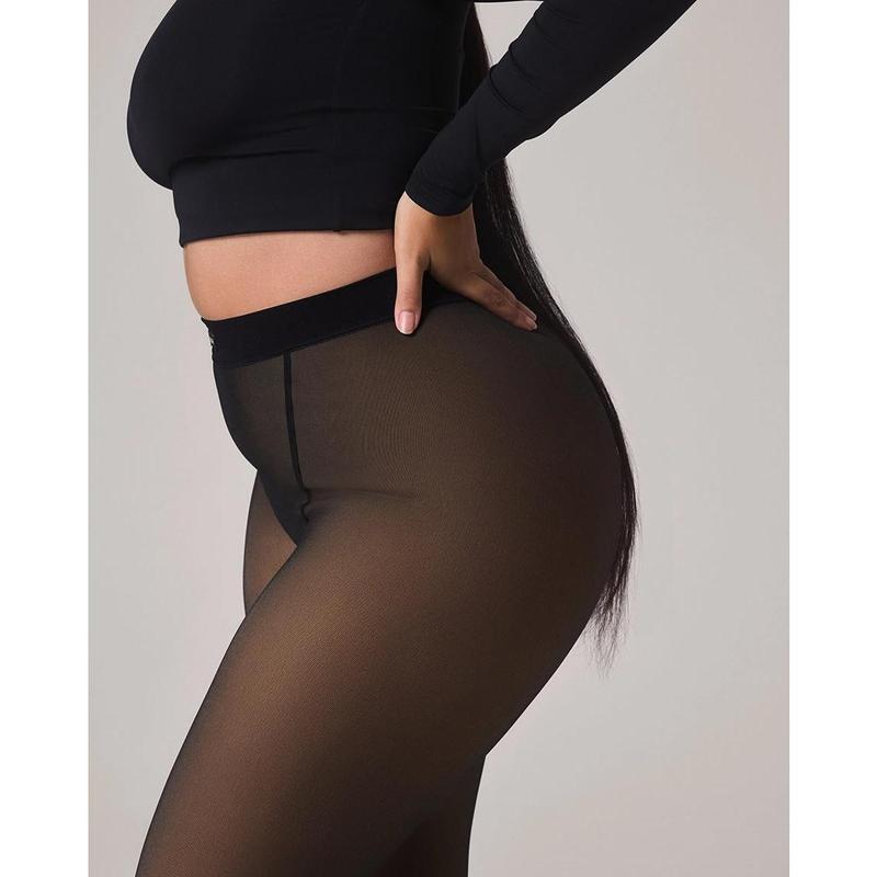 TOAST - FLEECE-LINED TIGHTS - SHEER ILLUSION