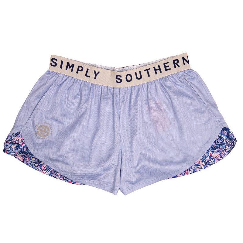 Simply Southern Preppy Leaf Cheer Shorts