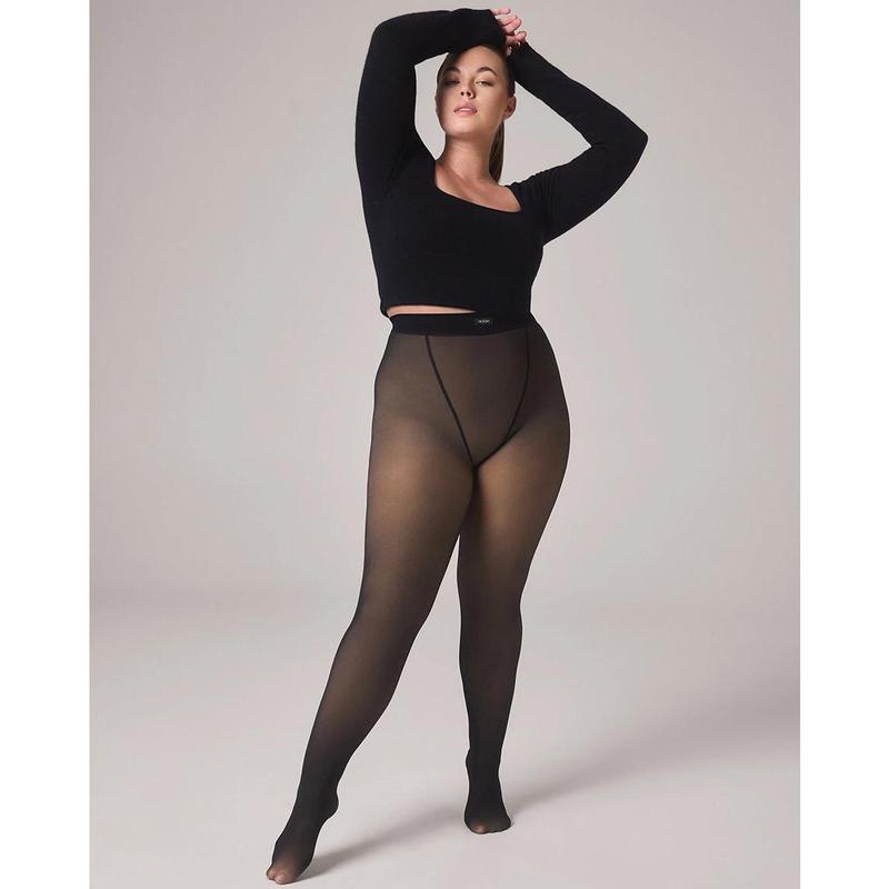 TOAST - FLEECE-LINED TIGHTS - SHEER ILLUSION