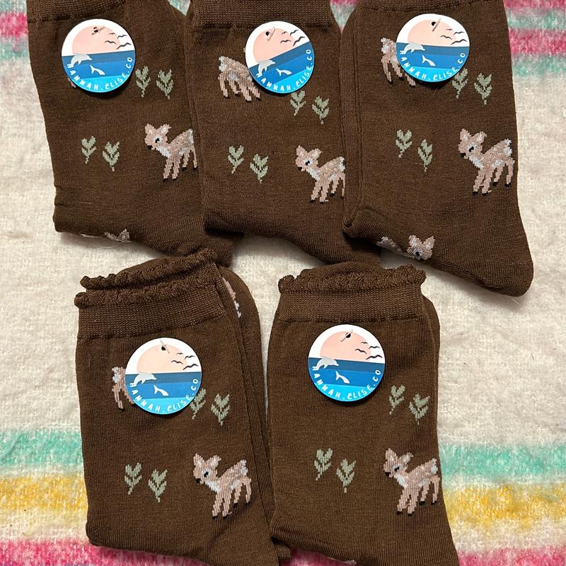 Deer Patterned Socks