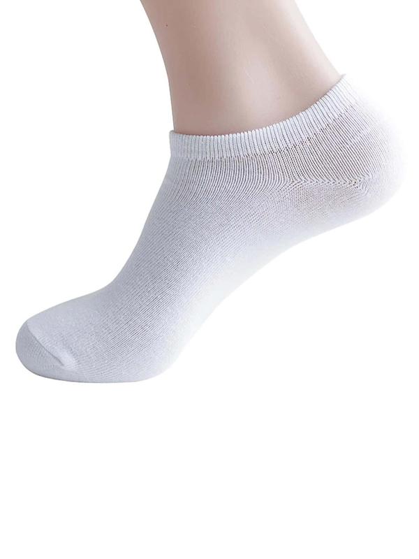 Women's 3 Pairs Solid Color Simple Ankle Socks, Casual Minimalist Basic Moisture Wicking Low Cut Socks, Soft Comfy Breathable Socks for Summer Daily Wear