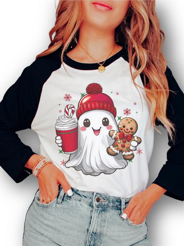 Gingerbread The Ghost ~ Unisex Apparel Relaxed Fit Printed In The USA Clothing Womenswear Casual Love Comfortable