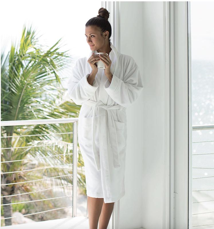 Women's Ultra-Soft White Robe. Fall and Winter comfortable sleepwear. Perfect gift for Christmas Birthday. Loungewear womenswear wrap robe girly night