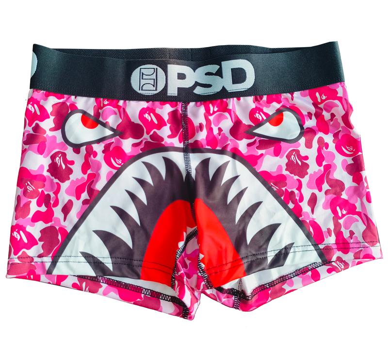 Sports women's suit fitness comfortable shark pattern psd underwear suit