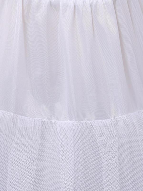 2024 New Style Solid Mesh Layered Petticoat,  Wedding Party Dress Accessories for Women and Girls, Elegant Dress Accessories for Party Wedding