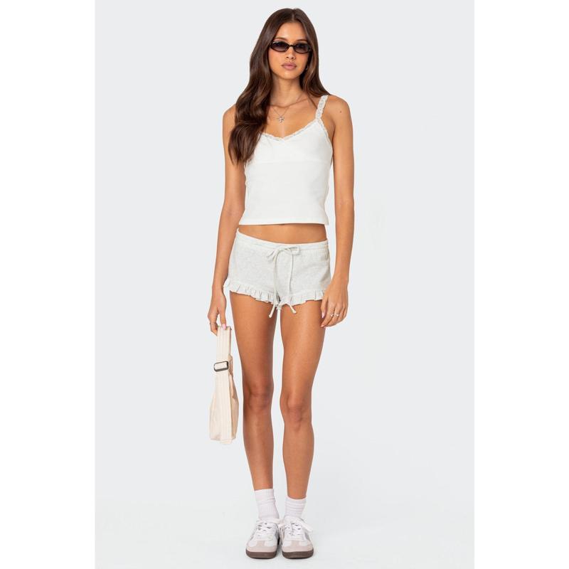 Randi Ruffled Micro Shorts