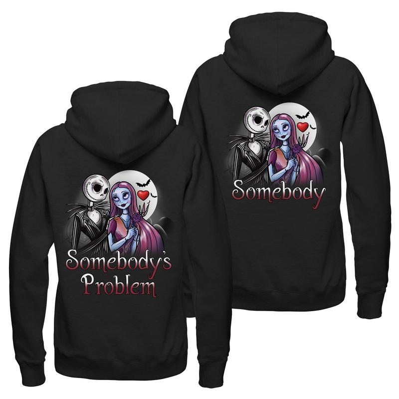 Jack And Sally Couple Hoodie, Matching Shirt, Valentines Day Gift