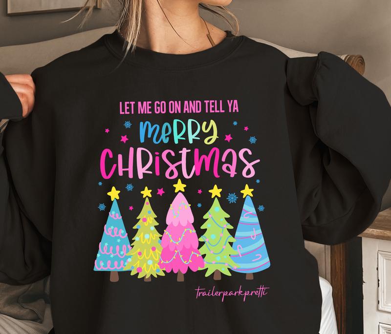 Patience Wolfe Christmas sweatshirt