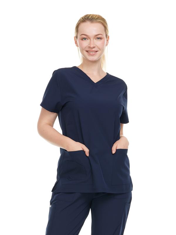 Classic Women's Nurse Uniform - Timeless Design with Modern Comfort | Easy Care Fabric & Practical Pockets for Everyday Use