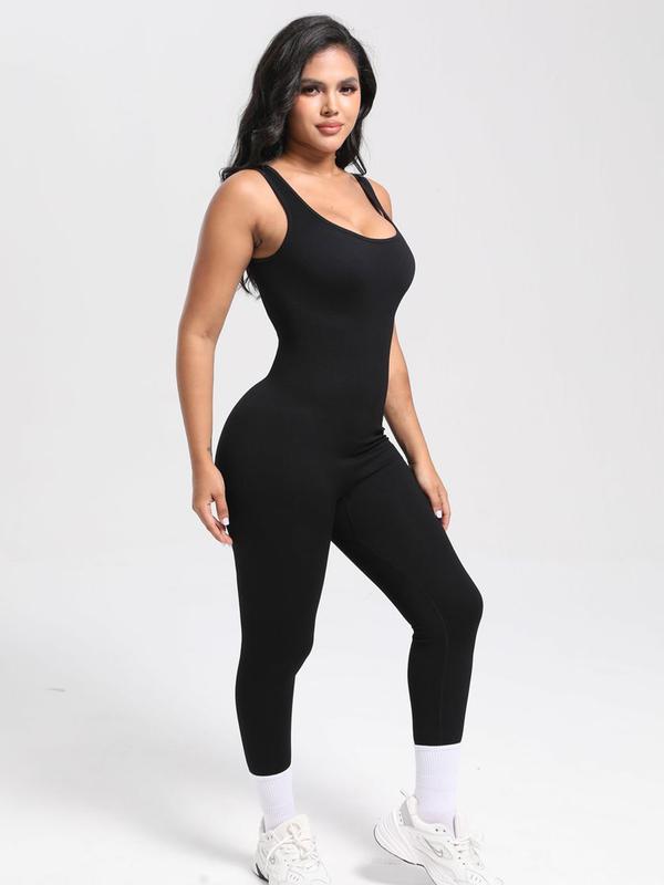 Flash deal 2024 Recommend Fashion Women's Ribbed Jumpsuits Short sleeve slim fit comfortable Sport Jumpsuit Womenswear Check