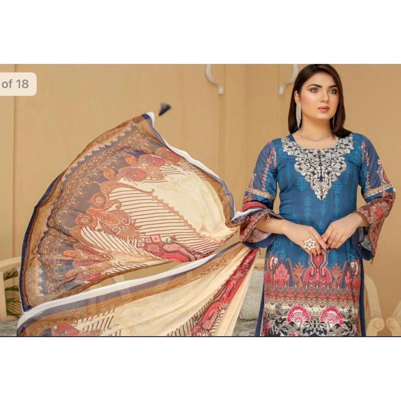 Timeless Embroidered Soni Brand Pakistani Dress