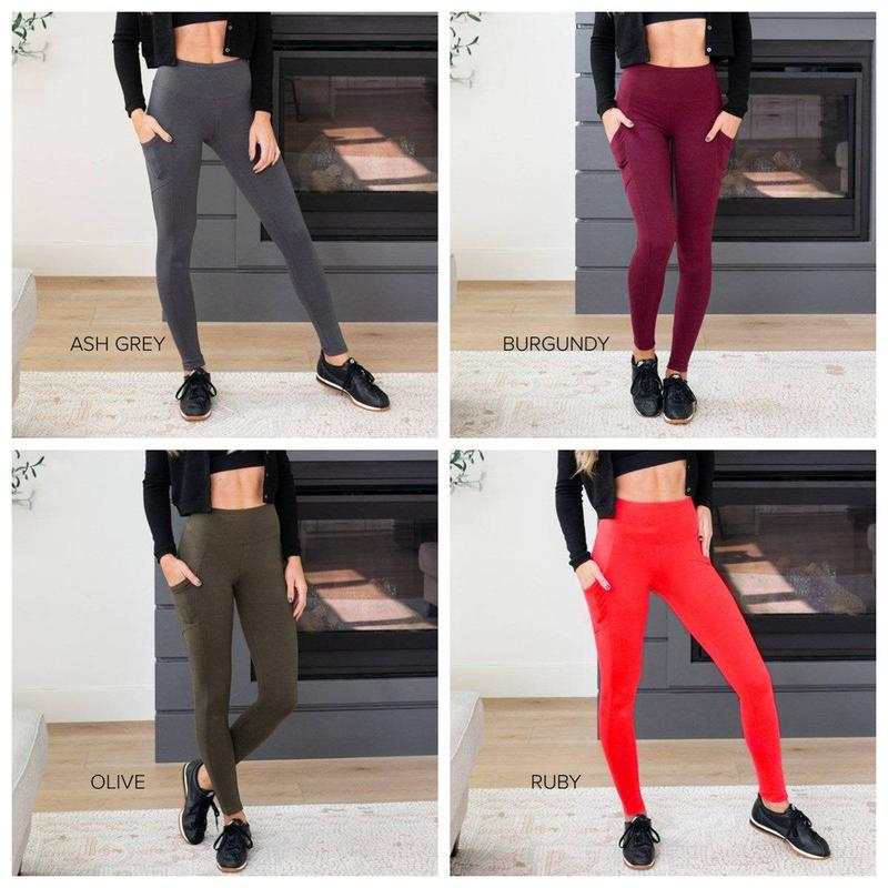 Everyday Pocket Leggings (Zenana)