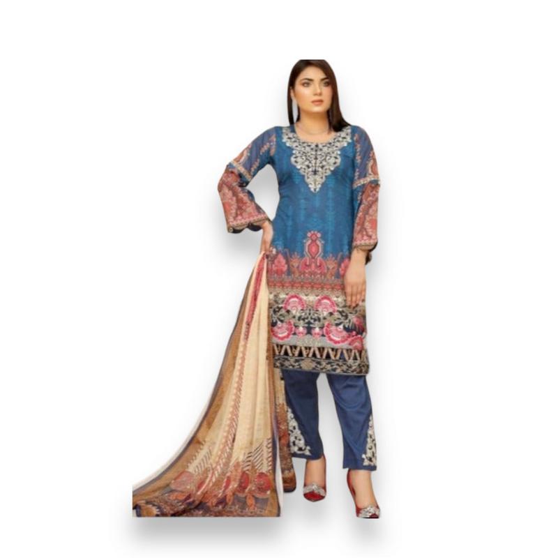 Timeless Embroidered Soni Brand Pakistani Dress