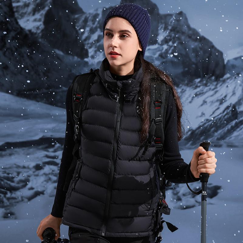 iHood Women's Heated Vest with 7.4V 14400 mAh Battery Pack, Heated Vest for Women with Retractable Heated Hood Washable Hunting Outdoor