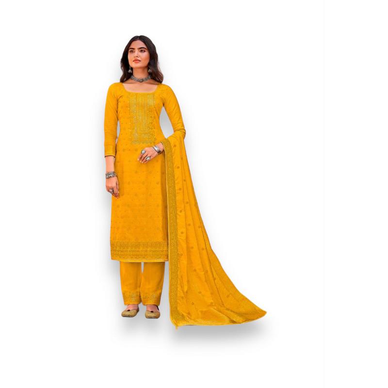 Rangoon Sanaya - Exquisite Dola Silk Designer Dress for Women