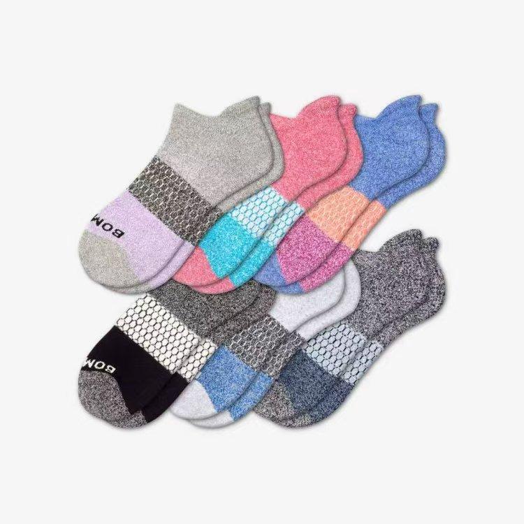 4-6 Pack Women's Originals Ankle Socks | No-Show Athletic Socks with Cushioned Comfort | Honeycomb Arch Support for Running and Everyday Wear