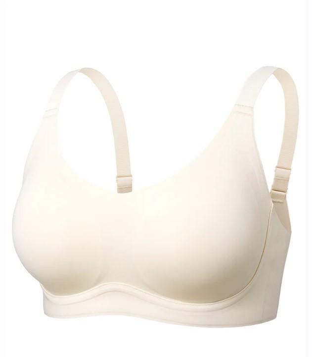 C.O.M.F.E.L.I.E Plus Size Wireless Bra for Women ,Seamless Bra with Support Bralette, Comfort Lightly Lined Full Coverage Bra EB061-62, 1 Pack