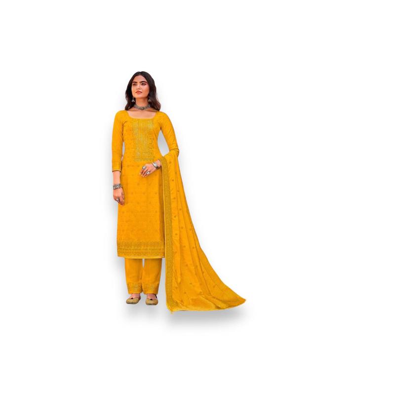 Rangoon Sanaya - Exquisite Dola Silk Designer Dress for Women