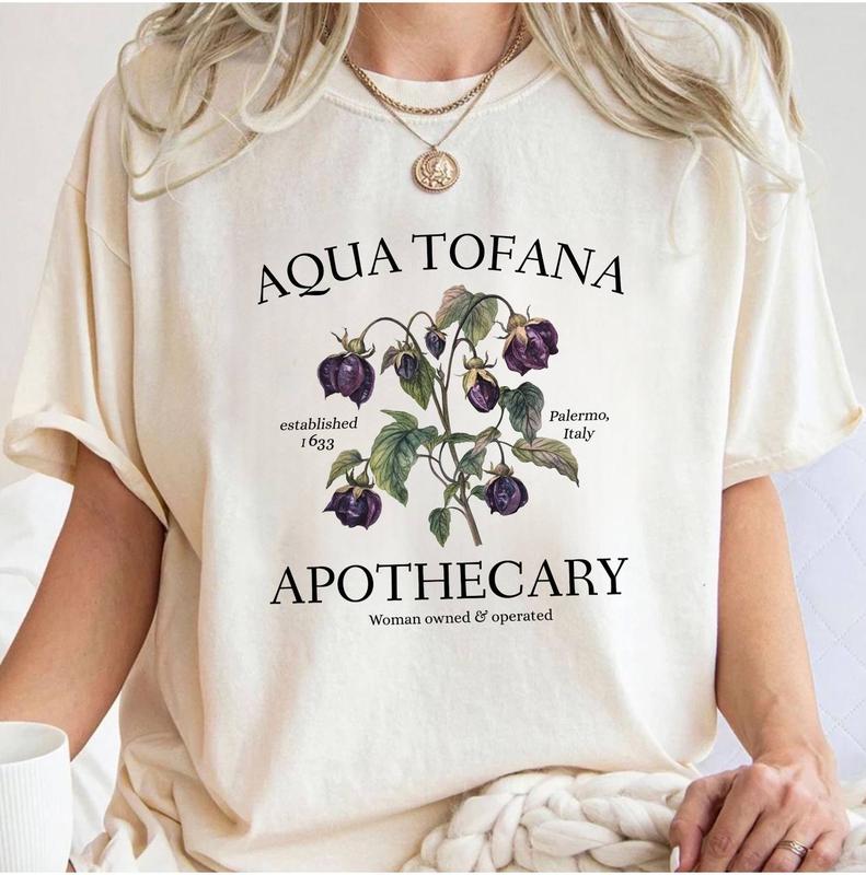 Aqua Tofana Apothecary Shirt, Feminism Shirt, Woman's Right Sweatshirt, Hoodie, T-Shirt