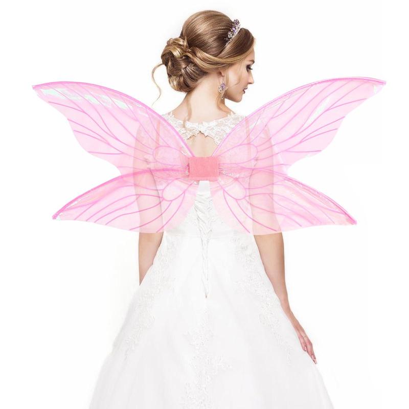 Butterfly Design Fairy Wings, 1 Count Romantic Exquisite Fairy Wings, Butterfly Fairy Costume for Party Shows Outdoor Activities