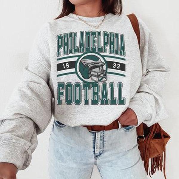 Vintage All Team Football Crewneck Sweatshirt, The Game Day Retro Sweater, For Men and Women