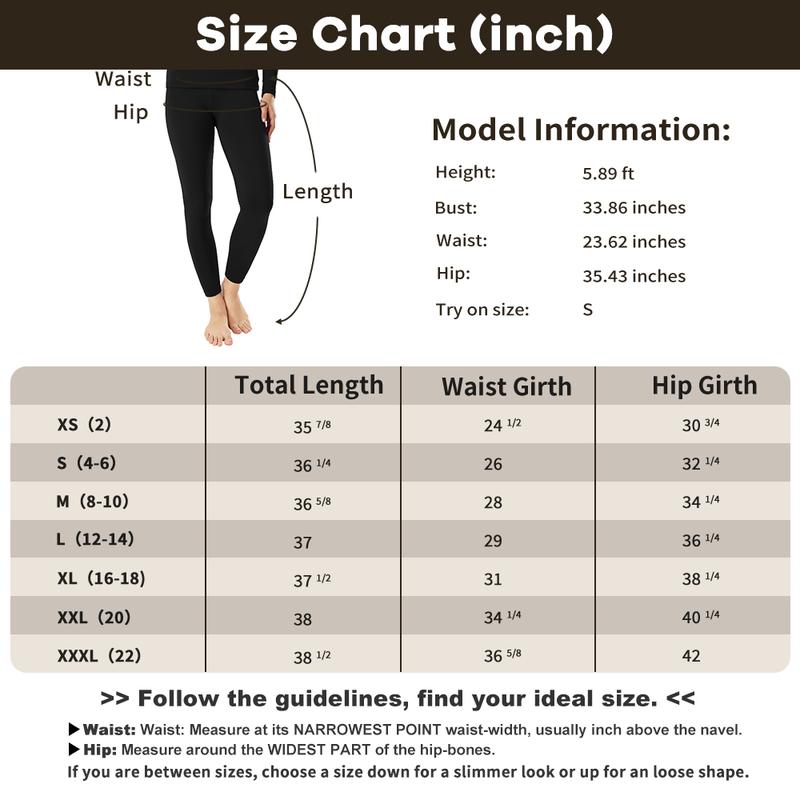 Thermal Pants for Women Fleece Lined Leggings Underwear Soft Bottoms Womenswear Lady