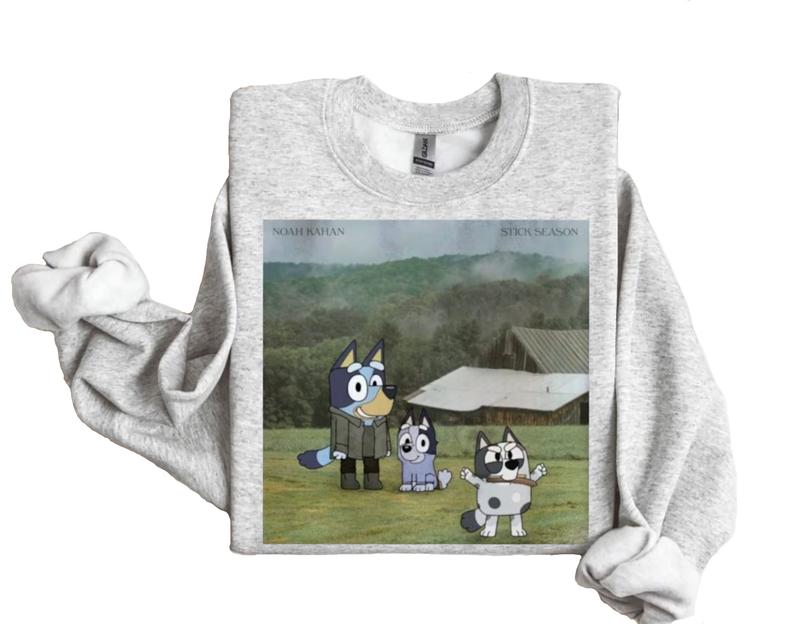 Bluey Noah Sweatshirt, Bluey Family Matching Shirts, Bluey Bingo Hoodie, Women Crewneck, Merch Shirt