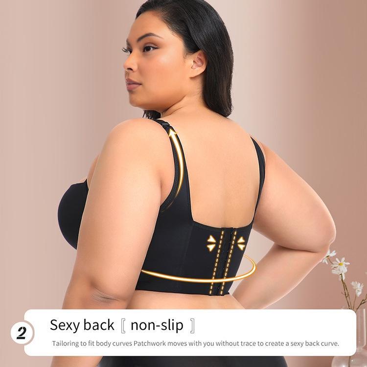 New-Plus size girls' bra, comfortable, slimming and anti-sagging