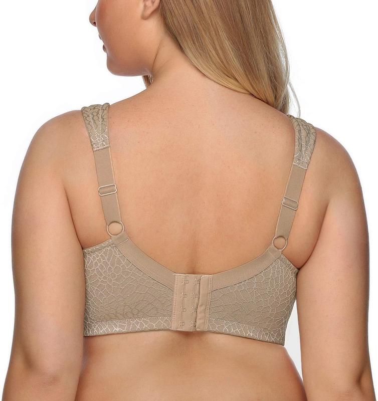 Women's Full Figure Minimizer Bras Comfort Large Busts Wirefree Non Padded Plus Size Bra Womenswear Underwear Lady Basic Minimalist Bridal