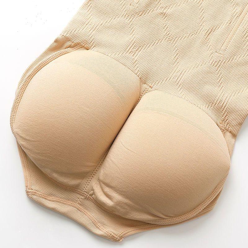 High waist padded underwear,removable thickening pad panties,hip lifting briefs for women with natural hip and tummy Tighten with two pad shaping underwear