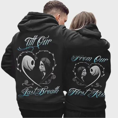 Jack And Sally Couple Hoodie, Funny Couples Shirt, Matching Hoodies Boyfriend and Girlfriend