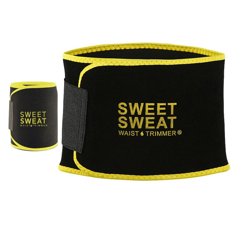 S-weet S-weat Waist Trimmers for Women and Men, Waist Trainer Belt, Sweat Band Waist Trainer for High-Intensity Training