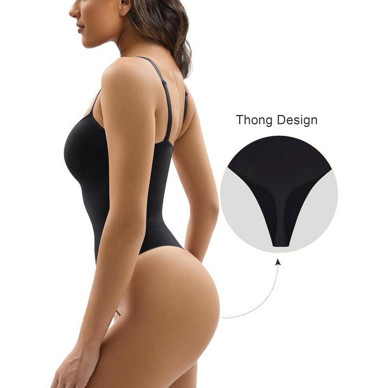 Women Shapewear Tummy Control Bodysuit Seamless Sculing Snatched Waist Body Suit Thong or Brief