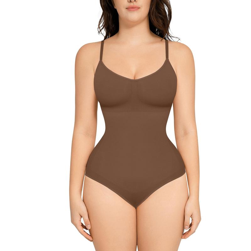 FeelinGirl Seamless Tighten The Abdomen One-piece Shapewear Bodysuit  Womenswear Comfort