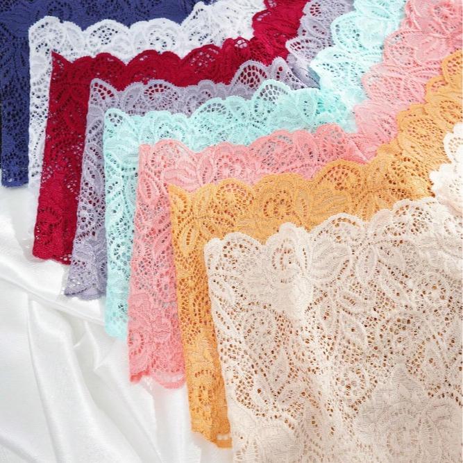 9pcs Pack Women's Lace Panties for Comfortable Womenswear