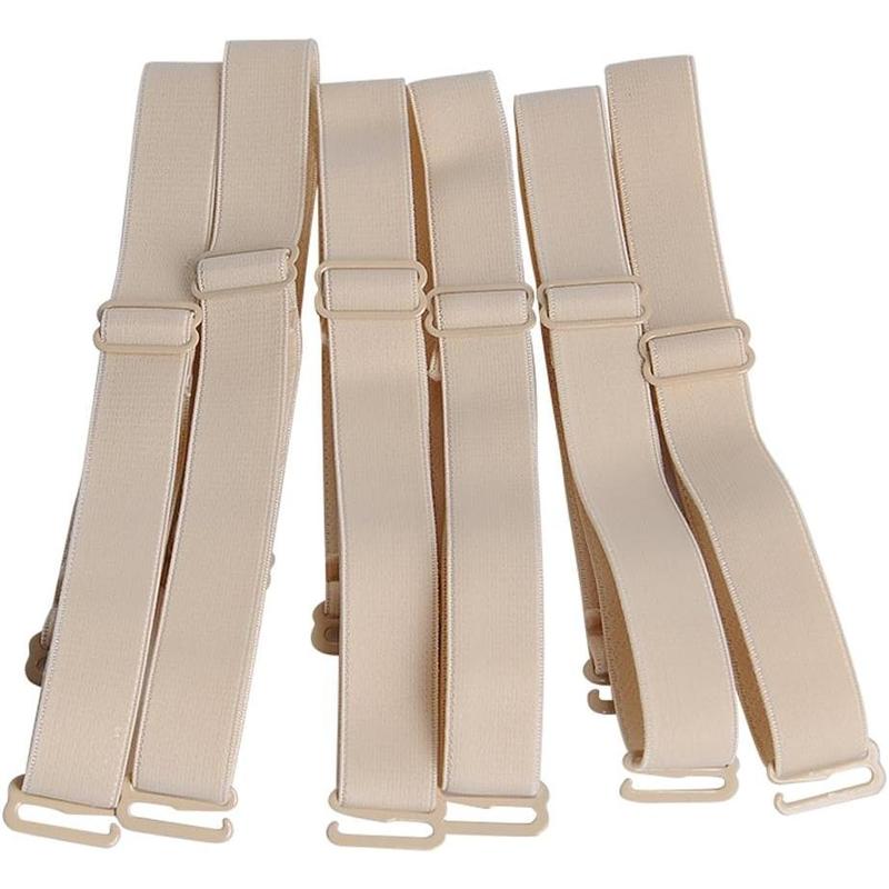 Women's Convertible Bra Straps with 12mm 15mm 18mm Width Optional