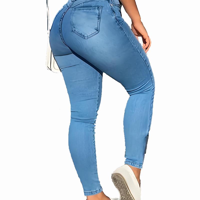 Womens High Rise Perfect Skinny Jean, Butt Lift, Sexy Skinny Jeans,Stretch Denim Pants, Trouser Womenswear Slim Bottom Underwear