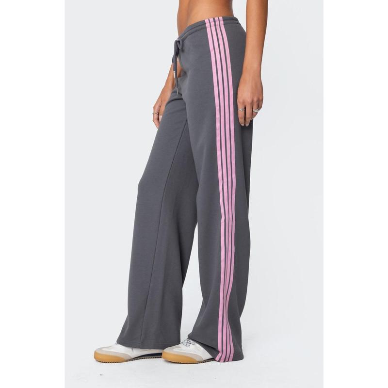 Averie Contrast Striped Sweatpants